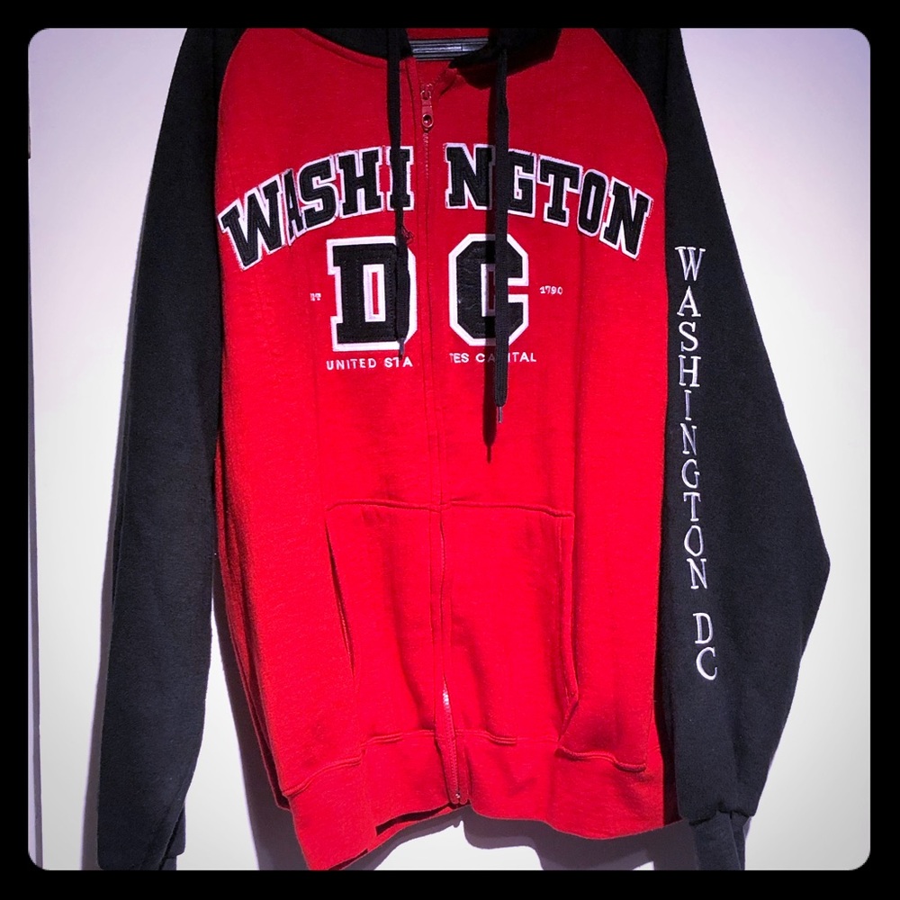 Vintage Washington D.C Full Zip Hoodie